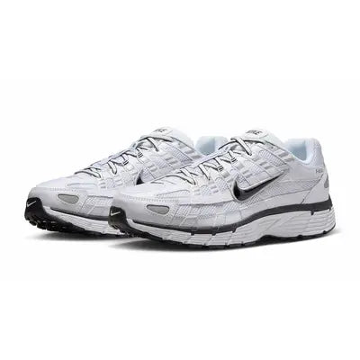 Nike P-6000 White Metallic Silver Black
